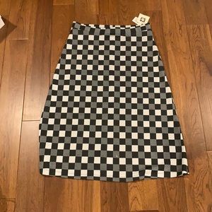 Babe Klein checker board skirt